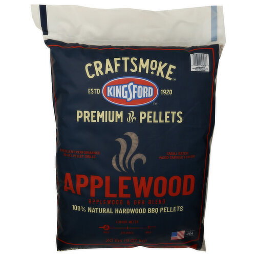 Kingsford Craftsmoke Applewood Pellets - 20 Pound Image 1 of 2