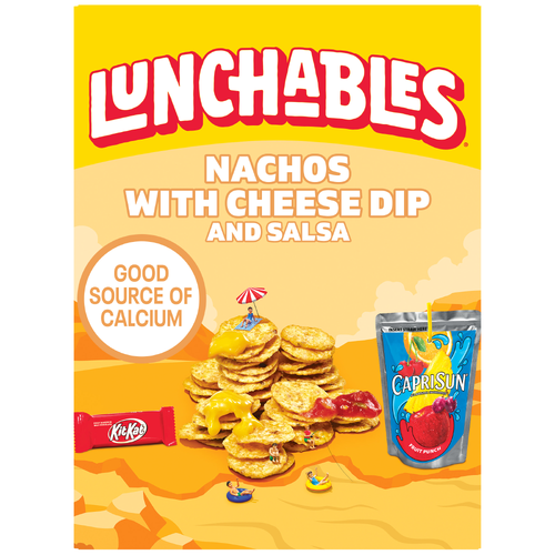 Lunchables Nachos Cheese Dip & Salsa Lunch Combination - 10.7 Ounce Image 1 of 4