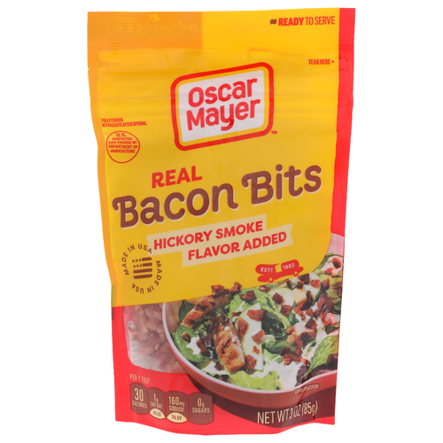 Oscar Mayer Hickory Smoke Flavor Added Real Bacon Bits - 3 Ounce