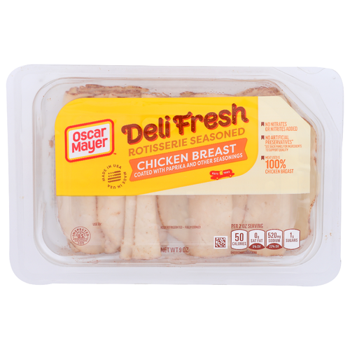 Oscar Mayer Rotisserie Seasoned Deli Fresh Chicken Breast - 9 Ounce
