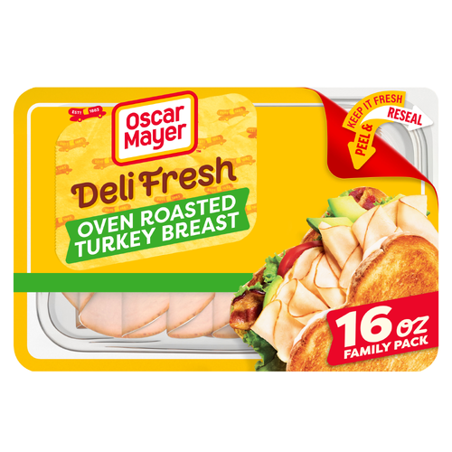 Oscar Mayer Browned With Caramel Color Deli Fresh Oven Roasted Turkey Breast - 16 Ounce Image 1 of 5