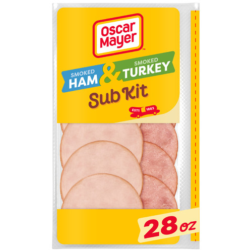 Oscar Mayer Smoked Ham & Smoked Turkey Sub Kit - 28 Ounce Image 1 of 5