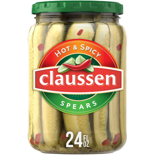 Claussen Hot & Spicy Spears - 24 Fluid Ounce Image 1 of 5