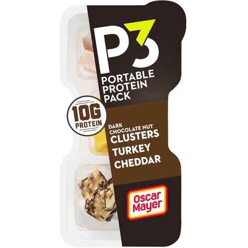 Oscar Mayer Turkey Dark Chocolate Nut Clusters Cheddar P3 Portable Protein Pack - 2 Ounce Image 1 of 5