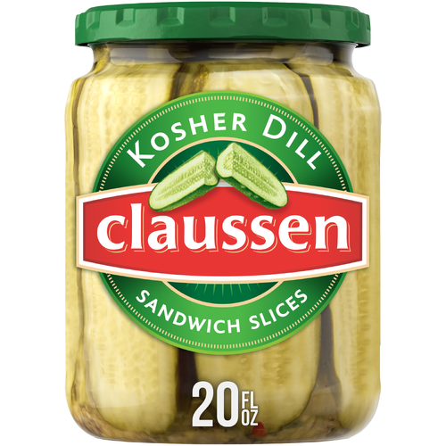 Claussen Kosher Dill Sandwich Slices - 20 Fluid Ounce Image 1 of 4