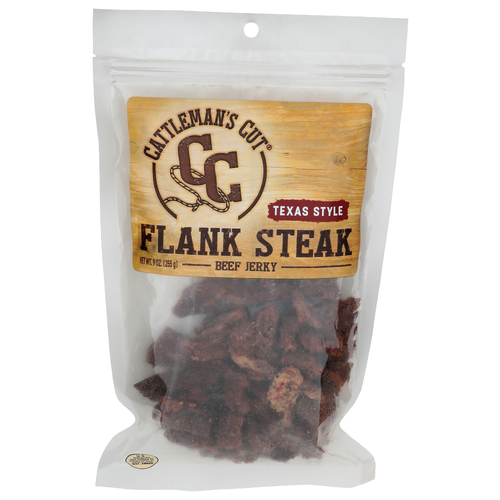 Cattleman's Cut Beer Jerky Beef Texas Style Flank Steak - 9 Ounce
