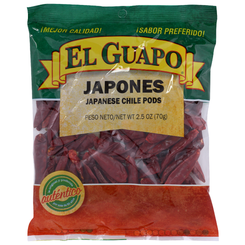 El Guapo Whole Japanese Chili Peppers - 2.5 Ounce Image 1 of 2