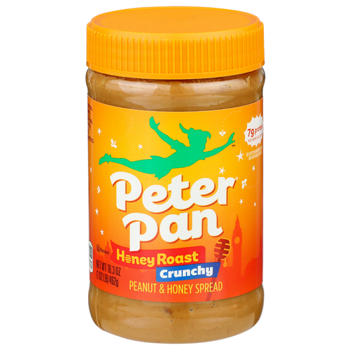 Peter Pan Honey Roast Crunchy Peanut & Spread - 16.3 Ounce
