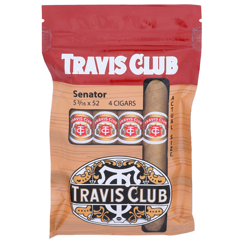 Travis Club Senator Cigar - 4 Count