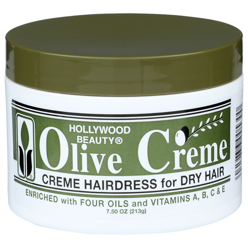 Hollywood Beauty Creme Hairdress For Dry Hair Olive - 7.5 Ounce