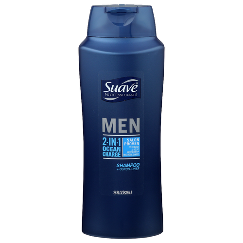 Suave Professionals 2-In-1 Ocean Charge Shampoo + Conditioner - 28 Fluid Ounce