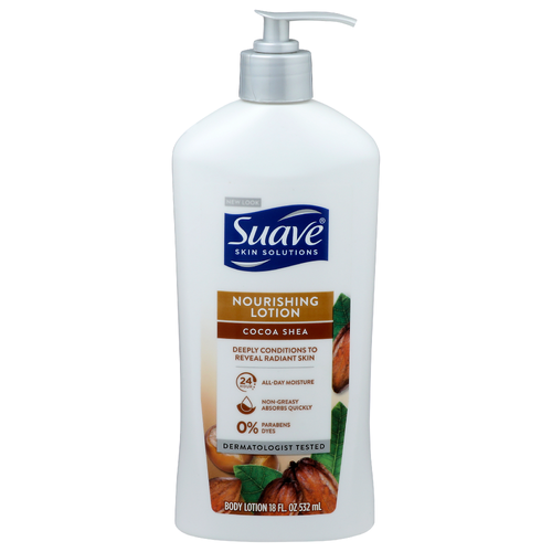 Suave Skin Solutions Cocoa Shea Nourishing Lotion Body - 18 Fluid Ounce