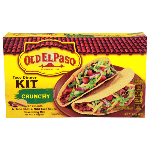 Old El Paso Taco Dinner Kit Crunchy - 8.8 Ounce
