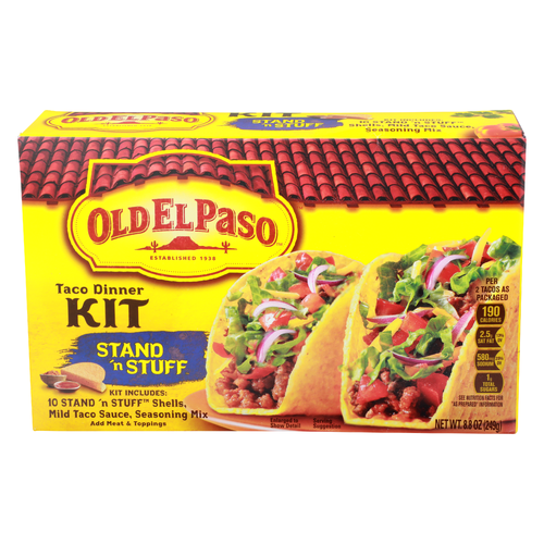 Old El Paso Stand 'n Stuff Taco Dinner Kit 'n - 0.88 Ounce - 10 Count