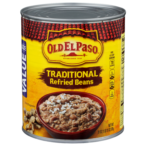 Old El Paso Traditional Refried Beans - 31 Ounce