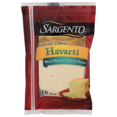 Sargento Natural Cheese Havarti - 0.7 Ounce - 10 Count