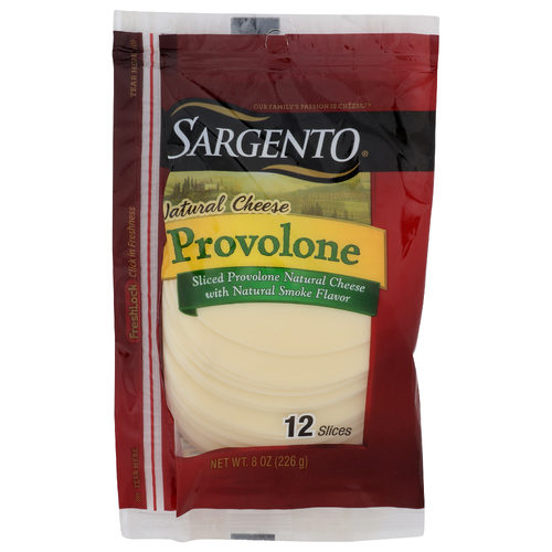 Sargento Natural Cheese Provolone - 0.667 Ounce - 12 Count
