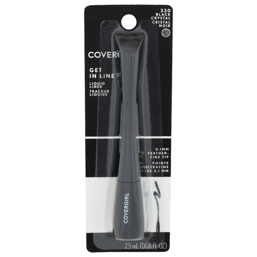 Covergirl 330 Black Crystal Get In Line Liquid Liner - 2.5 ml