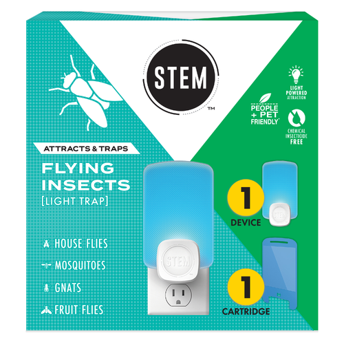 Stem Light Trap Starter Kit, Attracts And Traps Flying Insects - 1 Count