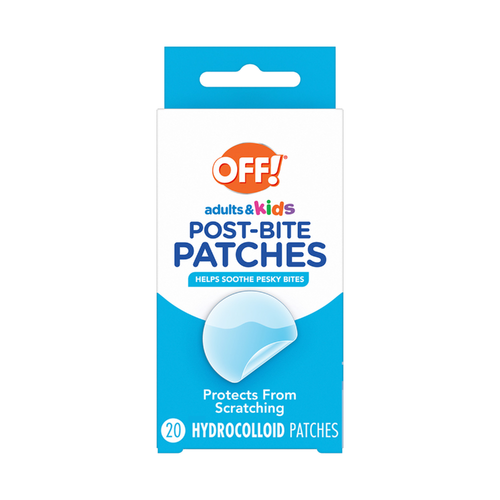 OFF! Post-Bug Bite Itch Relief Patches, Hydrocolloid Soothing, Latex Free - 20 Count