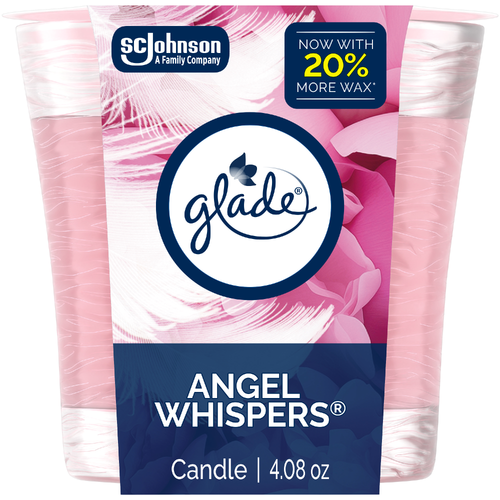 Glade Single Wick Candle Angel Whispers - 4.08 Ounce