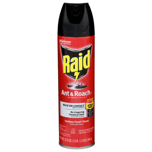 Raid Outdoor Fresh Scent Ant & Roach Killer 26 - 17.5 Ounce
