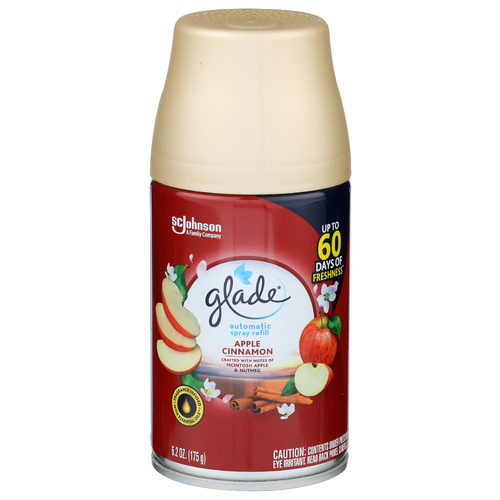 Glade Apple Cinnamon Automatic Spray Refill - 6.2 Ounce