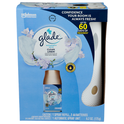 Glade Automatic Spray Clean Linen - 6.2 Ounce
