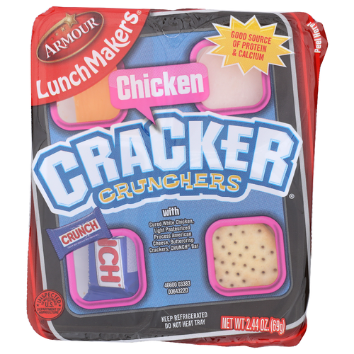 Armour Lunchmakers Launch Makers Chicken Cracker Crunchers - 2.44 Ounce