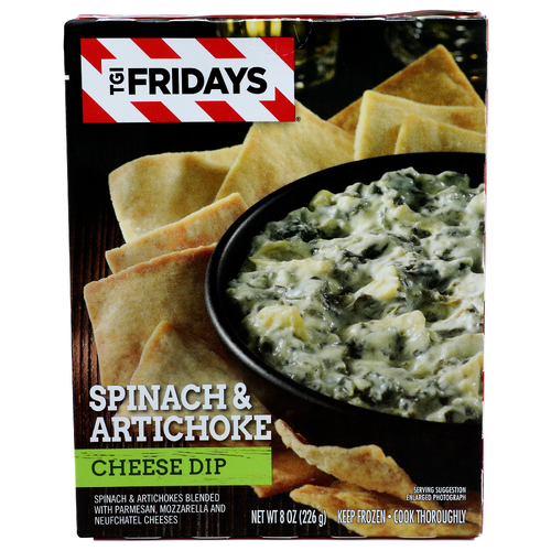 Tgi Fridays Spinach & Artichoke Cheese Dip - 8 Ounce