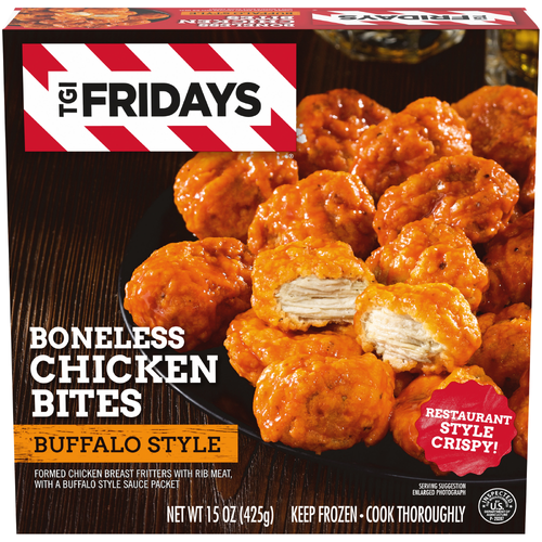 TGIF Tgi Fridays Frozen Appetizers Buffalo Style Boneless Chicken Bites, Box - 15 Ounce