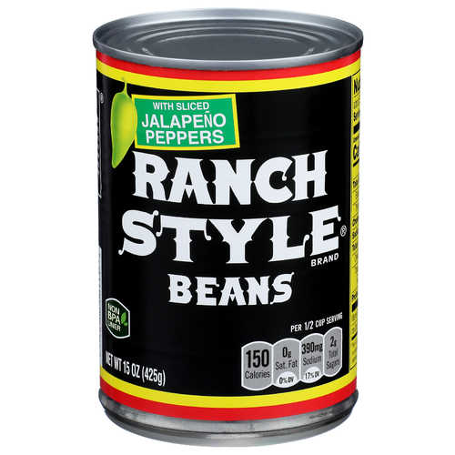 Ranch Style With Sliced Jalapeno Peppers Beans - 15 Ounce