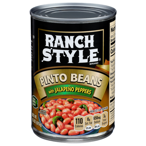 Ranch Style With Jalapeno Peppers Pinto Beans - 15 Ounce