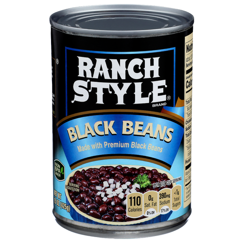 Ranch Style Brand Black Beans - 15 Ounce