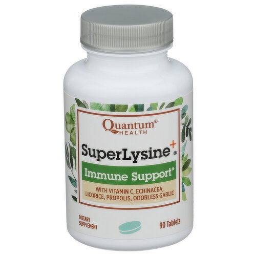 Quantum Health Immune Support Superlysine+ Dietary Supplement - 90 Count