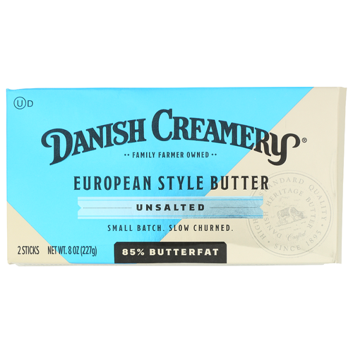 Danish Creamery Butter European Unsalted - 4 Ounce - 2 Count