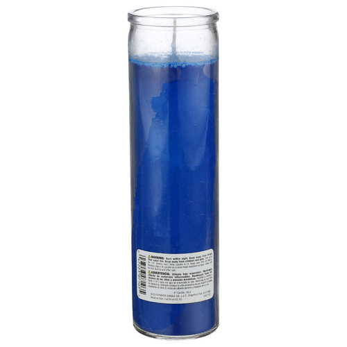 Prayer Candle Company Blue 8 - 1 Each