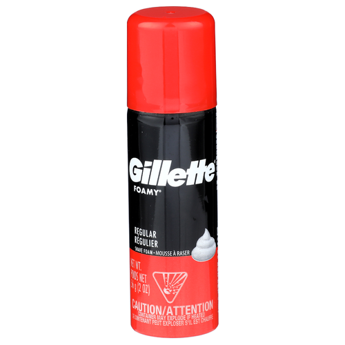 Gillette Foamy Regular Shave Foam - 2 Ounce Image 1 of 2