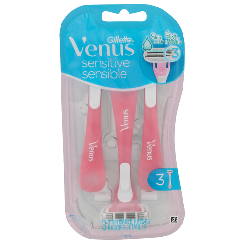 Gillette Venus Razors - 3 Count