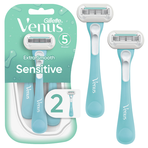 Gillette Venus Skin Elixir 5 Sensitive Razors - 2 Count Image 1 of 2