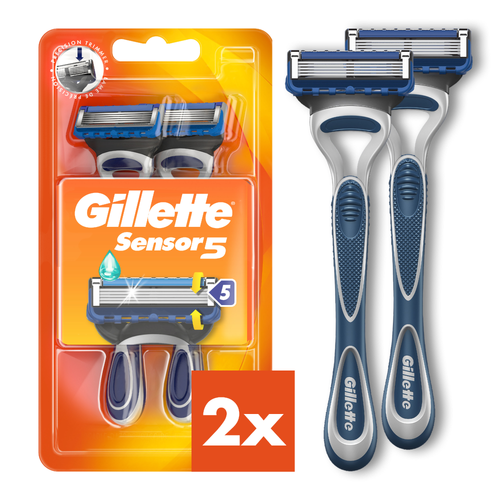 Gillette Sensor 5 Razors - 2 Count Image 1 of 2