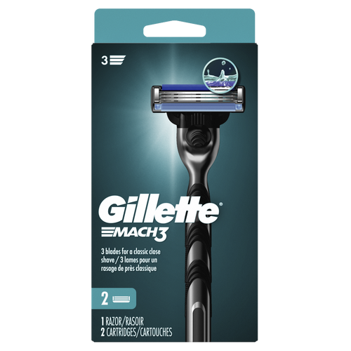 Gillette Mach3 Men's Razor & Razor Blade Refills - 1 Kit