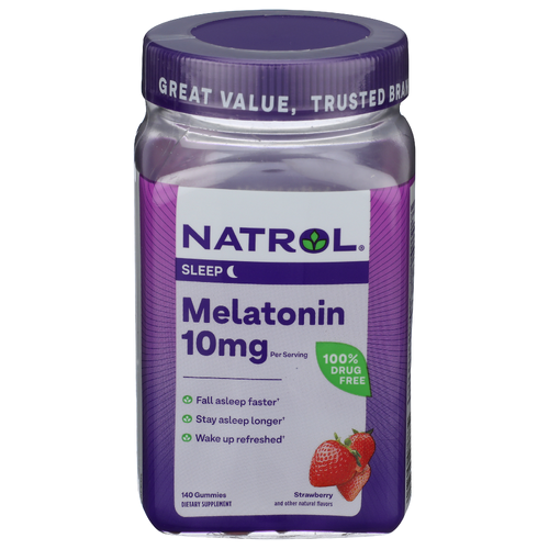 Natrol Strawberry Flavor Melatonin Gummy - 140 Count