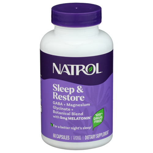 Natrol Capsule Sleep & Restore With Melatonin - 60 Count