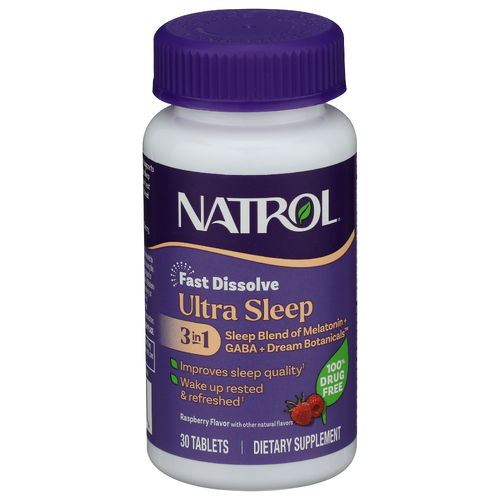 Natrol Ultra Sleep Melatonin Fast Dissolve - 30 Count