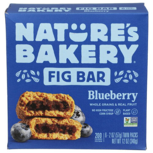 NATURE's Bakery Whole Wheat Fig Blueberry - 2 Ounce - 6 Count