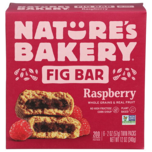 NATURE's Bakery Whole Wheat Fig Raspberry - 2 Ounce - 6 Count Image 1 of 3
