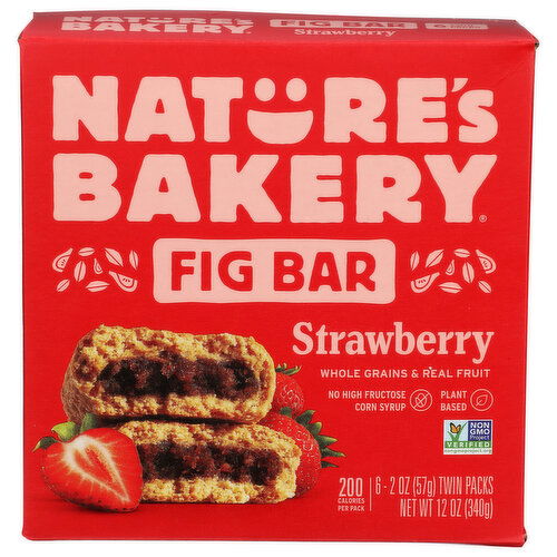 NATURE's Bakery Whole Wheat Fig Strawberry - 2 Ounce - 6 Count