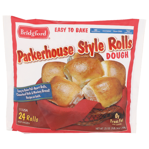 Bridgford Parkerhouse Style Rolls Dough - 1.042 Ounce - 24 Count