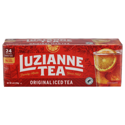 Luzianne Family Bag Iced Tea Original - 0.25 Ounce - 24 Count
